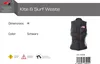 F2 Damen Prallschutz Weste Kite & Surf Weste  M Schwarz Produktbild-Vorschau 2