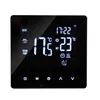 A digital thermostat display showing the time, room temperature, and set temperature. Náhled obrázku produktu