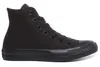 A black high-top Converse sneaker shown from the side. Produktbild-Vorschau