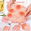 Silikon Eiswürfelform Rose 9 Fächer mit Deckel, Produktbild-Vorschau 3