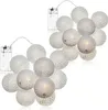 com-four® 2x LED-lichtketting "Kogel" - Verlichting met 10 Productafbeelding-voorbeeld 1