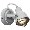 Brilliant LED Wandleuchte Bente Grau 5W GU10 380lm Warmweiß Produktbild-Vorschau 1