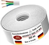 30m Kunststoffschlauchleitung H03VV-F 3G0,75 Weiß Flexible Produktbild-Vorschau 1