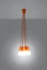 Hängeleuchte DIEGO 5 orange 5xE27 15W PVC 90x25x25cm Sollux Produktbild-Vorschau 15