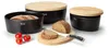 CONTINENTA Brottopf Keramik oval, schwarz 30x23x13,5 cm Podgląd zdjęcia produktu 4