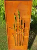 Stele Edelrost Sichtschutz Schilfkolben 115 x 32 cm Produktbild-Vorschau 2