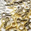 INF Tornillos con ojales, paquete de 200 Plata Vista previa de la imagen del producto 5
