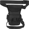 A black tactical leg bag with multiple straps and compartments, shown against a white background. Anteprima dell’immagine prodotto