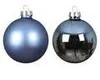 Weihnachtskugeln Glas 8cm 6 Stück - Dämmerungsblau Produktbild-Vorschau 2