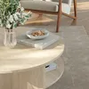 Couchtisch 'Reykhon' Ø80 x 41 cm Wohnzimmertisch mit Produktbild-Vorschau 4