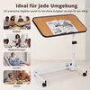 KOMFOTTEU Pflegetisch, Beistelltisch höhenverstellbar 73-94 Produktbild-Vorschau 5
