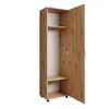 Garderobenschrank LIVIA Eiche Artisan – Flur-Hochschrank Produktbild-Vorschau 3