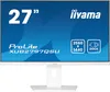 A white Iiyama ProLite monitor is displayed against a blue and white background with marketing text and icons. Anteprima dell’immagine prodotto