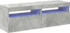 vidaXL TV-Schränke LED-Leuchten 2 Stk. Betongrau 60x35x40 Produktbild-Vorschau 6