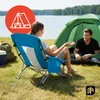 Składane krzesło plażowe ogrodowe kempingowe niebieskie do Podgląd zdjęcia produktu 12