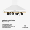 Klarstein Dunstabzugshaube 90cm, Abluft-Dunstabzugshaube Produktbild-Vorschau 4