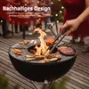 Edenoutdoor Feuerplatte für Kugelgrill Ø 80 cm für Produktbild-Vorschau 6