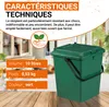 GARANTIA seau10 litres vert Voir les images du produit 3