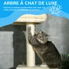 PawHut Arbre à chat hauteur réglable de 230 à 260 cm tour Voir les images du produit 3