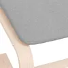 vidaXL Podnožka na nohy Light Grey 51x41x40 cm Látka Náhľad obrázku produktu 7