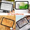 5X Lupe mit Licht,Leselupe für Senioren groß,48 LEDs,3 Produktbild-Vorschau 6