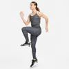 NIKE W Nk One Df Hr 7/8 Tght Aop Leggings Damen schwarz M Produktbild-Vorschau 9