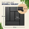 DEUBA® WPC Fliesen 30x30 cm Stecksystem Zuschneidbar Produktbild-Vorschau 2