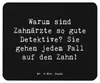 Mr. & Mrs. Panda Mousepad Spruch Zahnarzt Detektiv - Produktbild-Vorschau 1