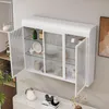 MODFU Armoire Murale Moderne - Meuble Suspendu 3 Portes en Voir les images du produit 2