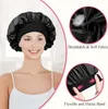 2 Stück Schlafmütze Satin Bonnet – Verstellbare Nachtmütze Produktbild-Vorschau 2
