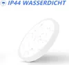 A white, circular LED ceiling light with a textured surface, presented against a white background. Anteprima dell’immagine prodotto