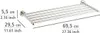 WENKO Wandregal Faella Edelstahl Silber Aufhängen Wand Produktbild-Vorschau 3