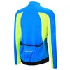 Airtracks Fahrradtrikot Langarm Pro T  XXL  blau-neon Produktbild-Vorschau 2