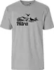 Huuraa Herren T-Shirt Hitra Norwegen S Sport Grey Bio Produktbild-Vorschau 2