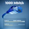 deleyCON 10x 0,5m CAT6 Flaches Netzwerkkabel 1,5mm Produktbild-Vorschau 2