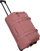 A rose-colored rolling travel bag is shown against a white background. Náhled obrázku produktu