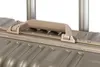 A close-up view of a luggage handle and its attachment points. Podgląd zdjęcia produktu