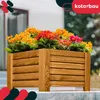 KOTARBAU® Donica Skrzynka Drewniana na Nóżkach 38 x 38 x 30 Podgląd zdjęcia produktu 4