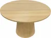 Tavolo da pranzo rotondo scandinavo 120 cm effetto legno Anteprima dell’immagine prodotto 2