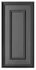 A single black decorative panel with a raised rectangular frame. Náhled obrázku produktu