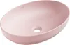 Mexen Cornelia Aufsatzwaschbecken 50 x 36 cm, Rosa matt - Produktbild-Vorschau 1