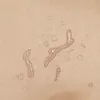 Water droplets on a textured taupe fabric surface. Náhled obrázku produktu
