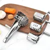 Herzberg HG-04289:Râpe à fromage manuelle en acier Voir les images du produit 8