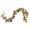 vidaXL Blumengirlanden Blumen 6 Stk. Helllila 215 cm Produktbild-Vorschau 2