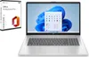 A laptop and a box of Microsoft Office software are displayed together. Produktbild-Vorschau