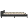 Bettgestell mit Kopfteil Schwarz 180x200 cm Samt Produktbild-Vorschau 5