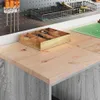 vidaXL Armadio per garage grigio Sonoma in legno di pino Anteprima dell’immagine prodotto 4
