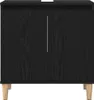 vidaXL Wastafelmeubel, zwart, eikenlook, 58 x 33 x 60 cm Productafbeelding-voorbeeld 6