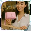 EDIBAZZAR | Kleine Ledergeldbörse für Damen, Retro-Münzfach Produktbild-Vorschau 6