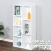 Bibliothèque, Étagère sur pied en MDF blanc avec 7 Voir les images du produit 3